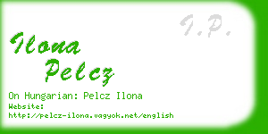 ilona pelcz business card